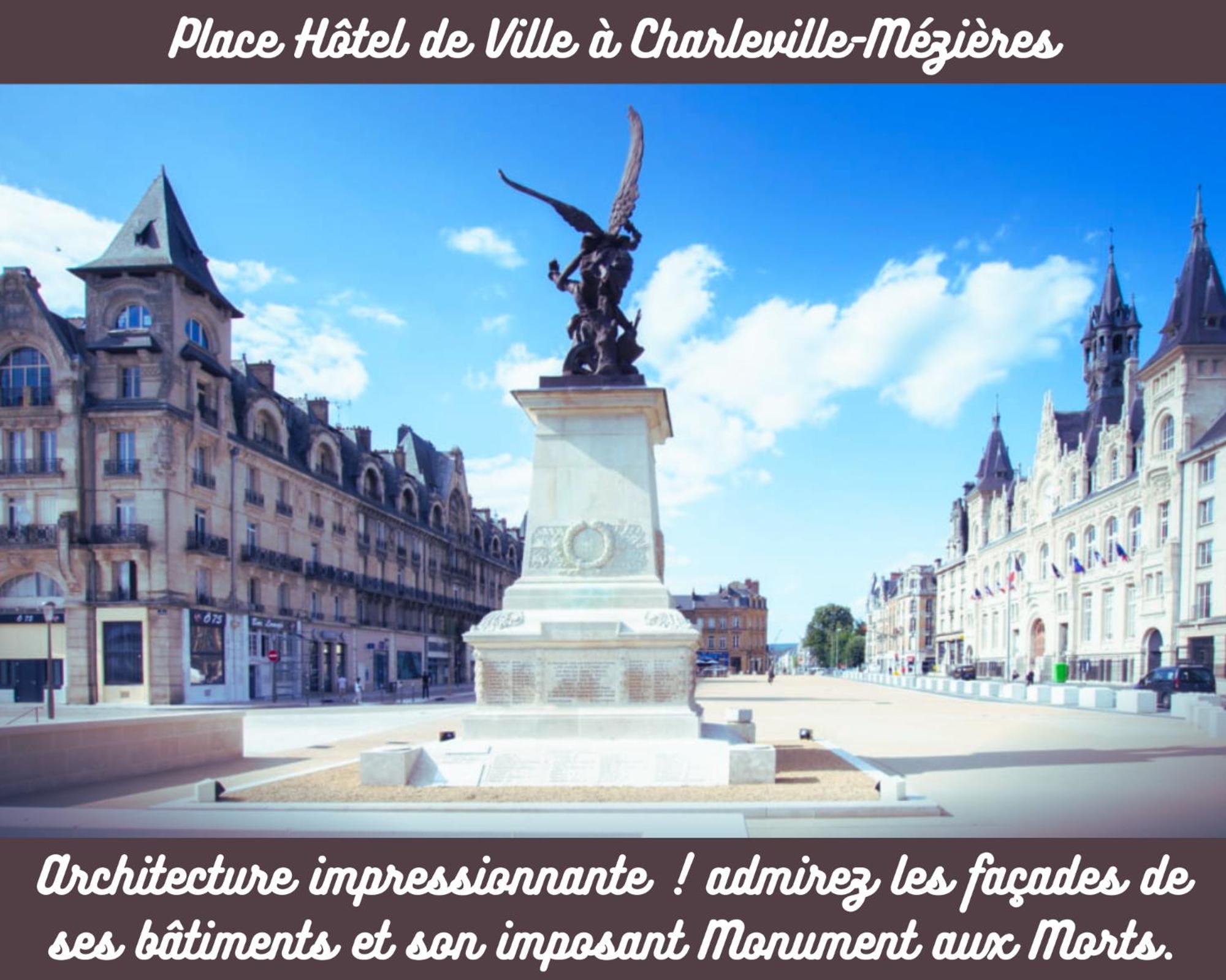 Charleville-Mézières: belle vue Place Ducale Exterior foto